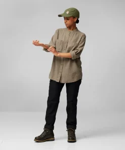 Fjällräven Women's Övik Hemp Shirt Long Sleeve Chalk White