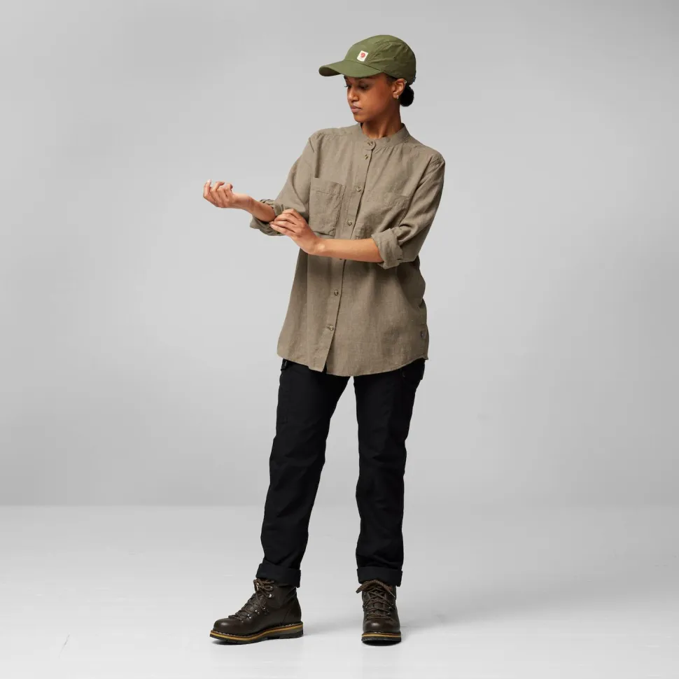 Fjällräven Women's Övik Hemp Shirt Long Sleeve Chalk White