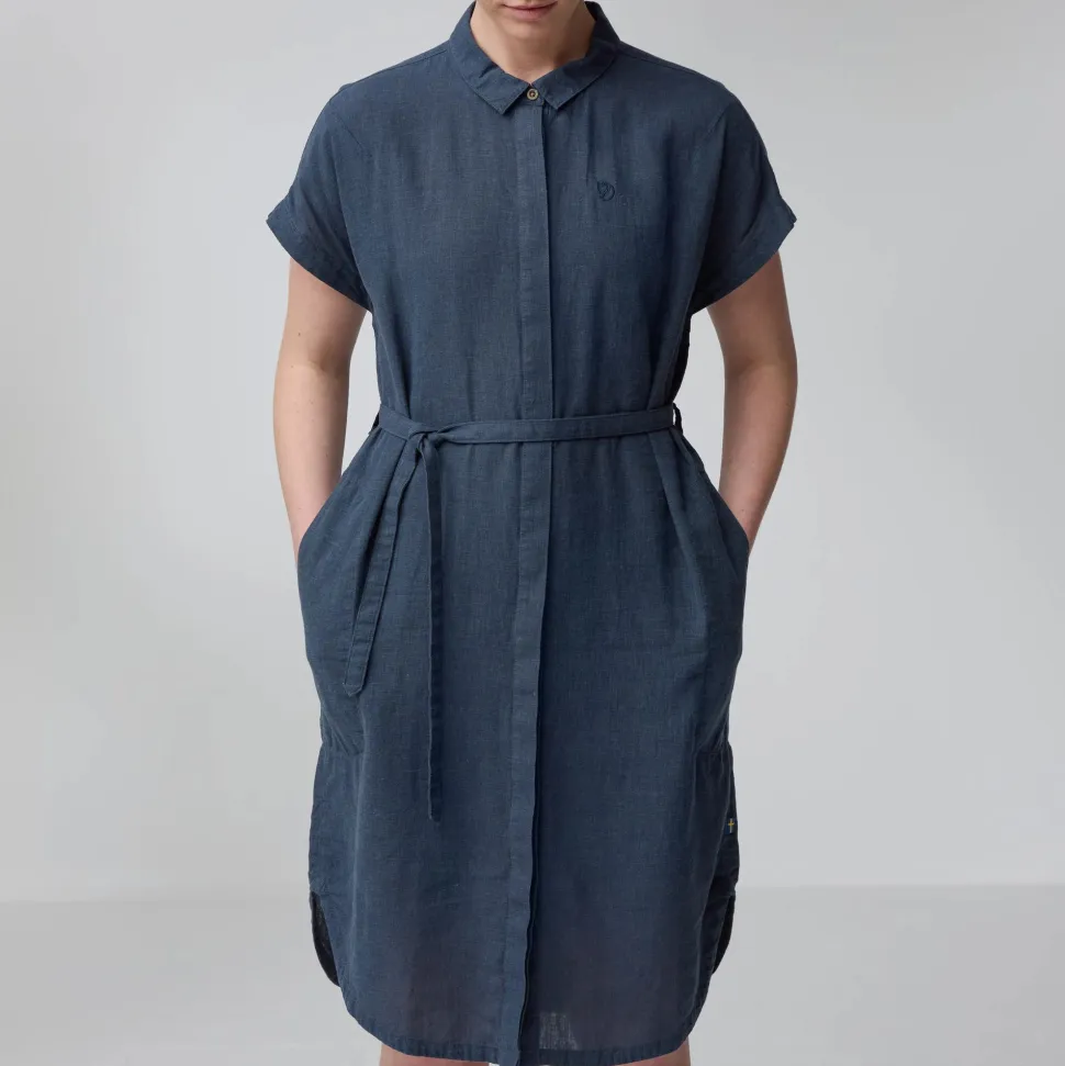Fjällräven Women's Övik Hemp Dress Mountain Blue