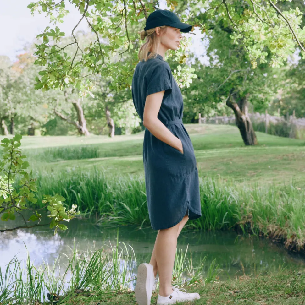 Fjällräven Women's Övik Hemp Dress Mountain Blue