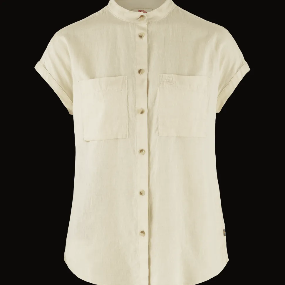 Fjällräven Women's Övik Hemp Shirt Short Sleeve Chalk White