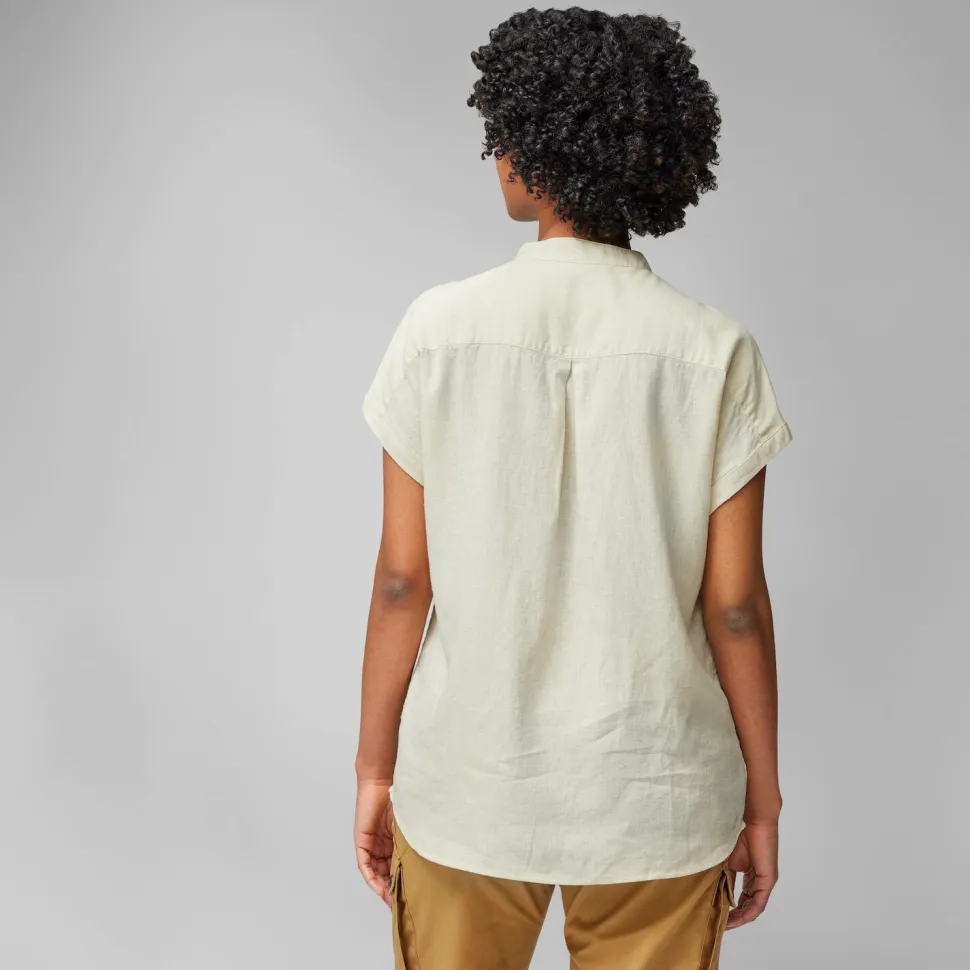 Fjällräven Women's Övik Hemp Shirt Short Sleeve Chalk White