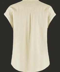 Fjällräven Women's Övik Hemp Shirt Short Sleeve Chalk White