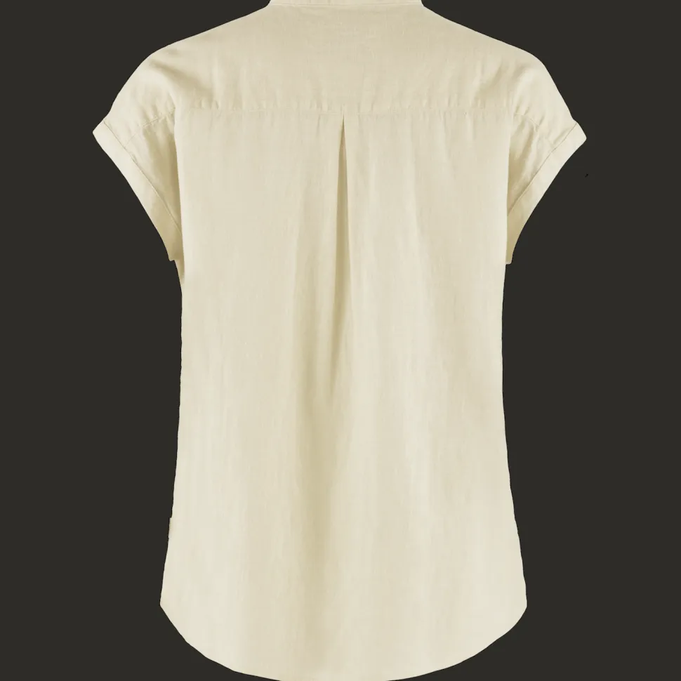 Fjällräven Women's Övik Hemp Shirt Short Sleeve Chalk White