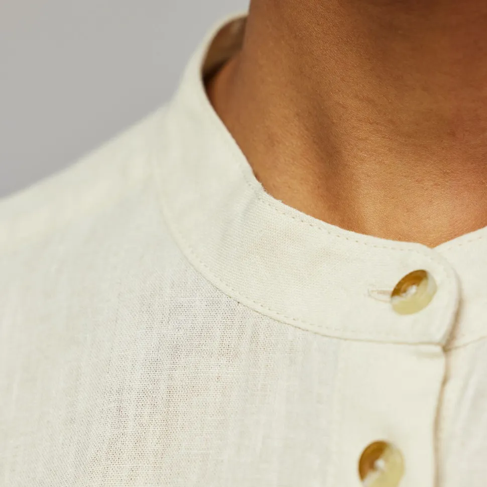 Fjällräven Women's Övik Hemp Shirt Short Sleeve Chalk White