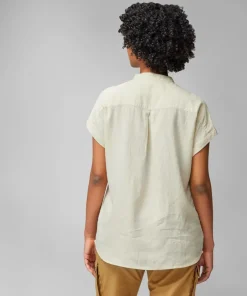 Fjällräven Women's Övik Hemp Shirt Short Sleeve Green