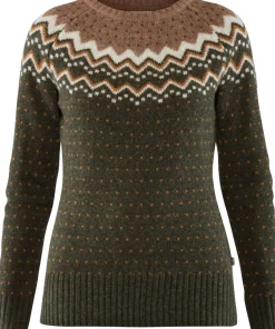 Fjällräven Women's Övik Knit Sweater Deep Forest