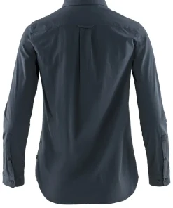 Fjällräven Women's Övik Lite Shirt Long Sleeve Navy