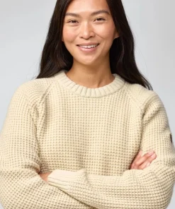 Fjällräven Women's Övik Waffle Knit Navy