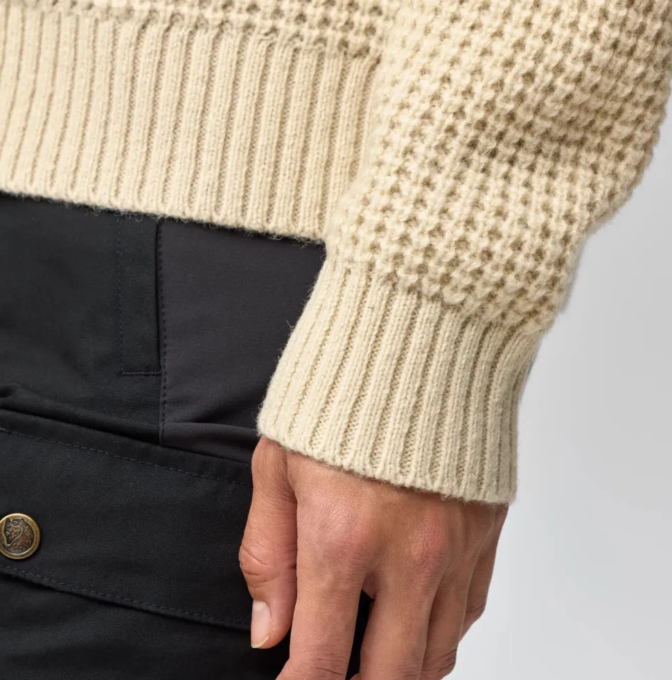 Fjällräven Women's Övik Waffle Knit Navy
