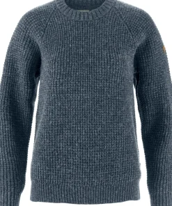 Fjällräven Women's Övik Waffle Knit Navy