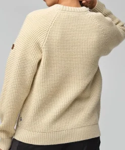 Fjällräven Women's Övik Waffle Knit Light Beige