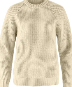 Fjällräven Women's Övik Waffle Knit Light Beige