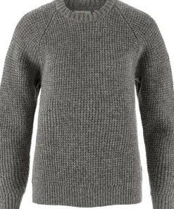 Fjällräven Women's Övik Waffle Knit Grey