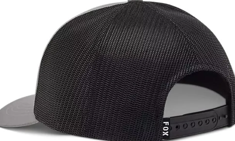 Fox Fox Head Trucker Hat Steel Grey