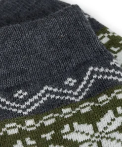 Gridarmor Heritage Merino Socks Green/Grey/White