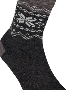Gridarmor Heritage Merino Socks Mid Grey Melange