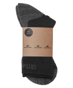 Gridarmor Merino Trekking Light Sock Jet Black