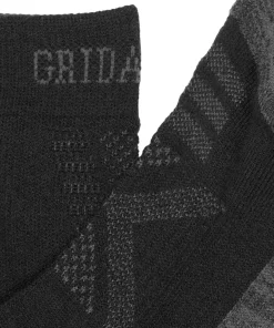Gridarmor Merino Trekking Light Sock Jet Black
