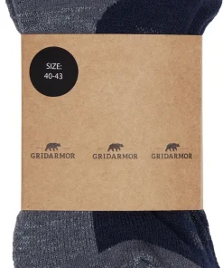 Gridarmor Merino Trekking Light Sock Navy Blazer