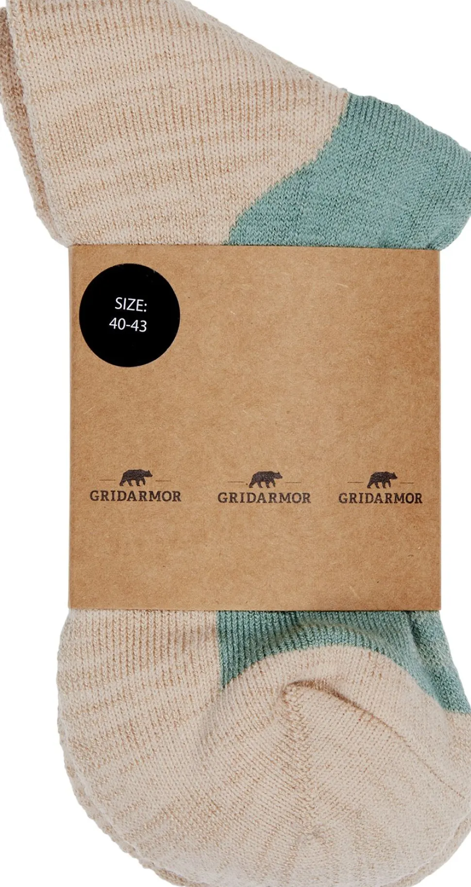Gridarmor Merino Trekking Light Sock Green Bay