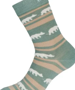 Gridarmor Striped Bear Merino Socks Green Bay