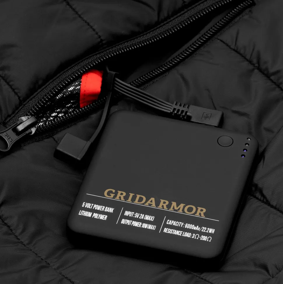 Gridarmor Unisex Heat Vest Black