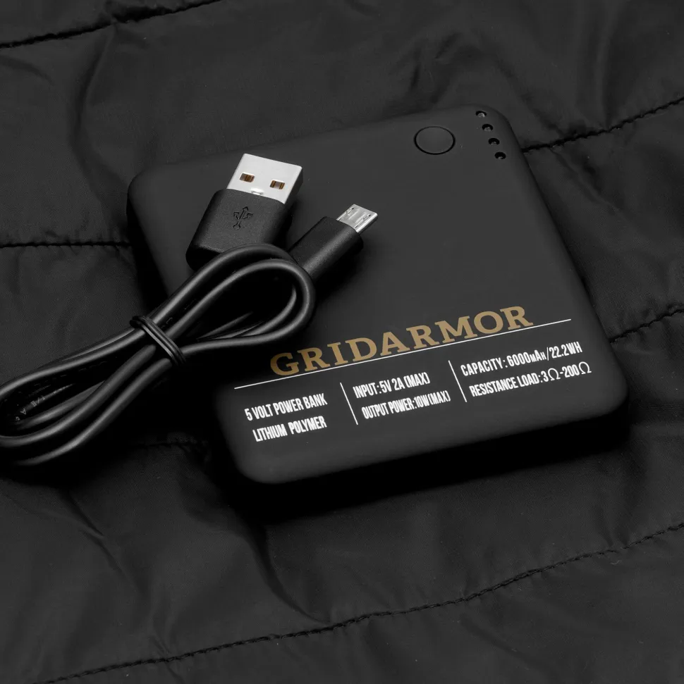 Gridarmor Unisex Heat Vest Black