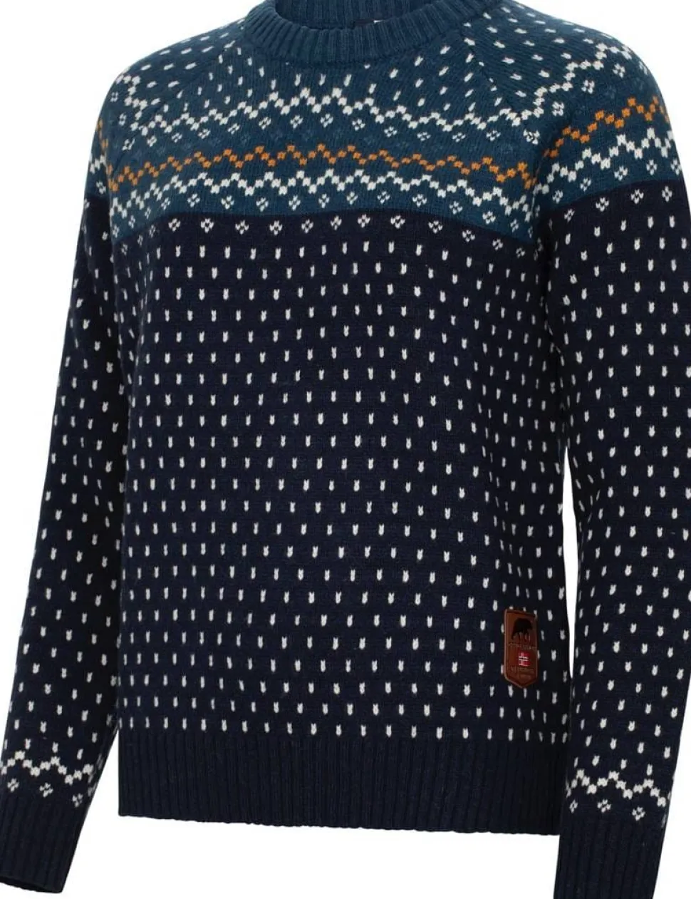 Gridarmor Women's Classic Wool Sweater Navy Blazer