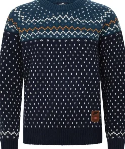Gridarmor Women's Classic Wool Sweater Navy Blazer