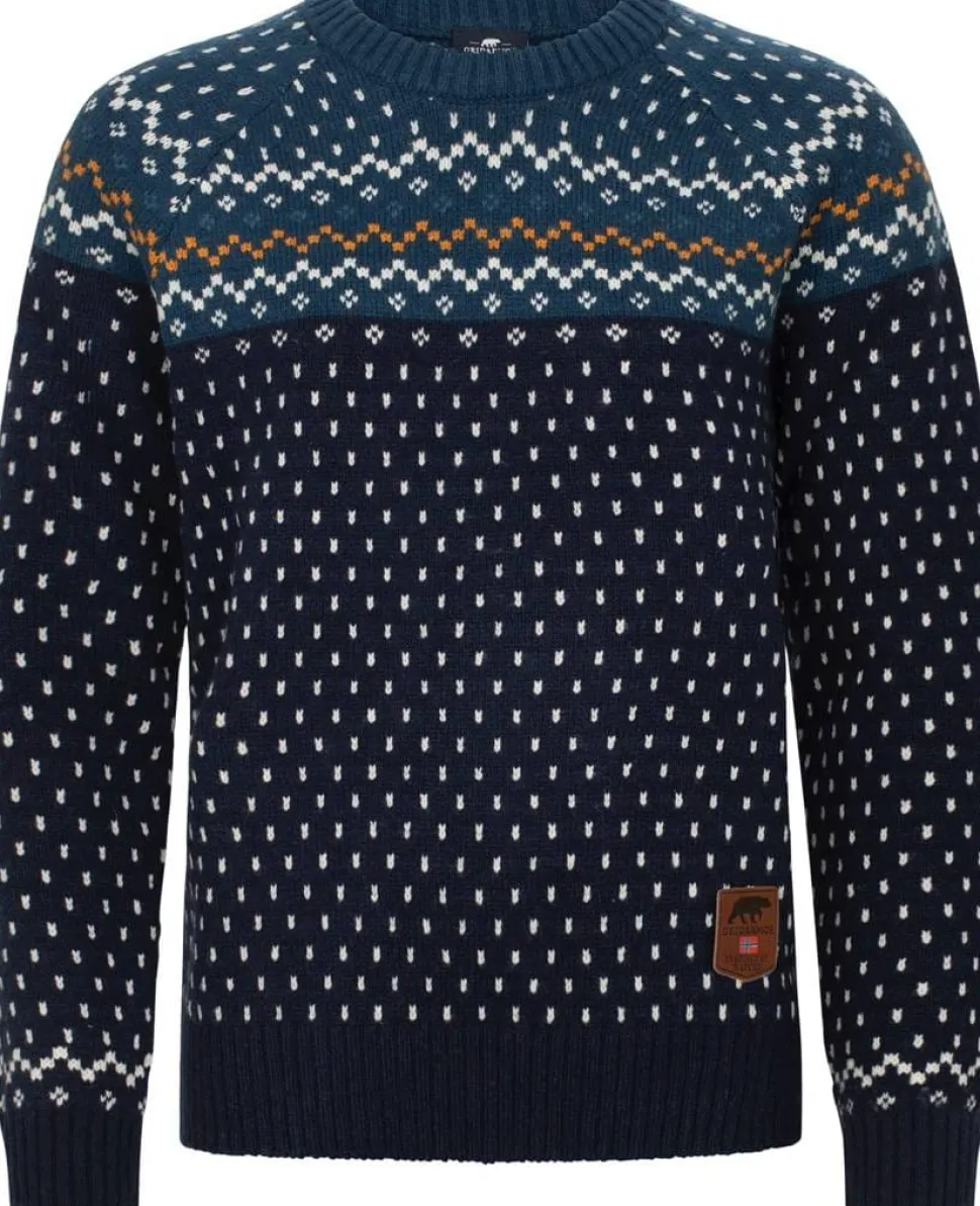 Gridarmor Women's Classic Wool Sweater Navy Blazer