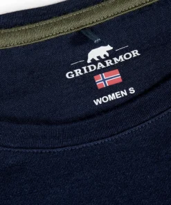 Gridarmor Women's Larsnes Merino T-Shirt Navy Blazer