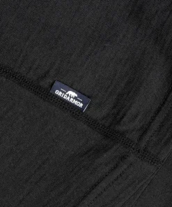 Gridarmor Women's Merino Undertøy Zip Top Black Beauty
