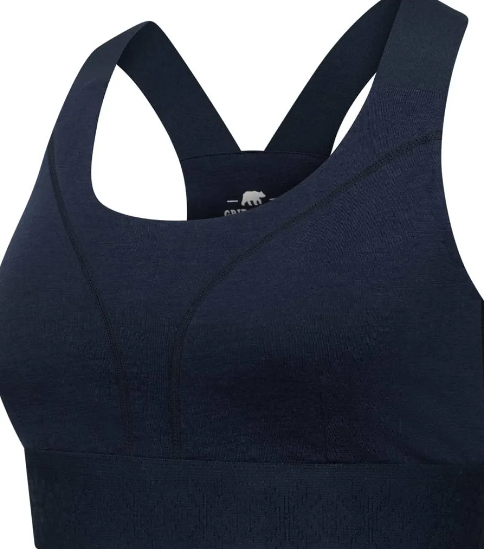 Gridarmor Women's Merino Wool Soft Bra Navy Blazer