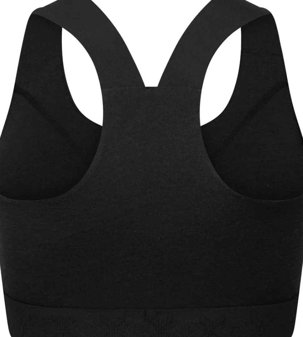 Gridarmor Women's Merino Wool Soft Bra Black Beauty