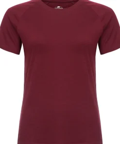 Gridarmor Women's Thin Merino Tee Tawny Port