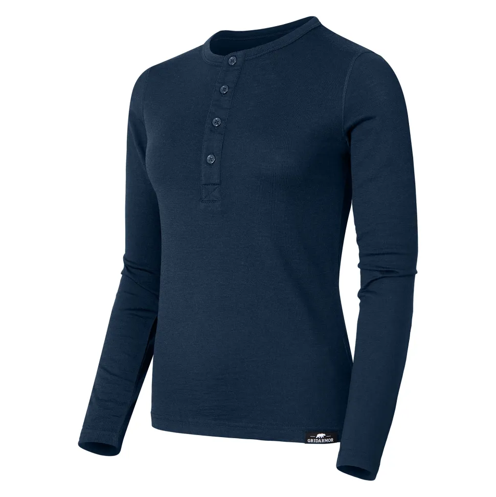 Gridarmor Women's Ulvik Wool Top Navy Blazer