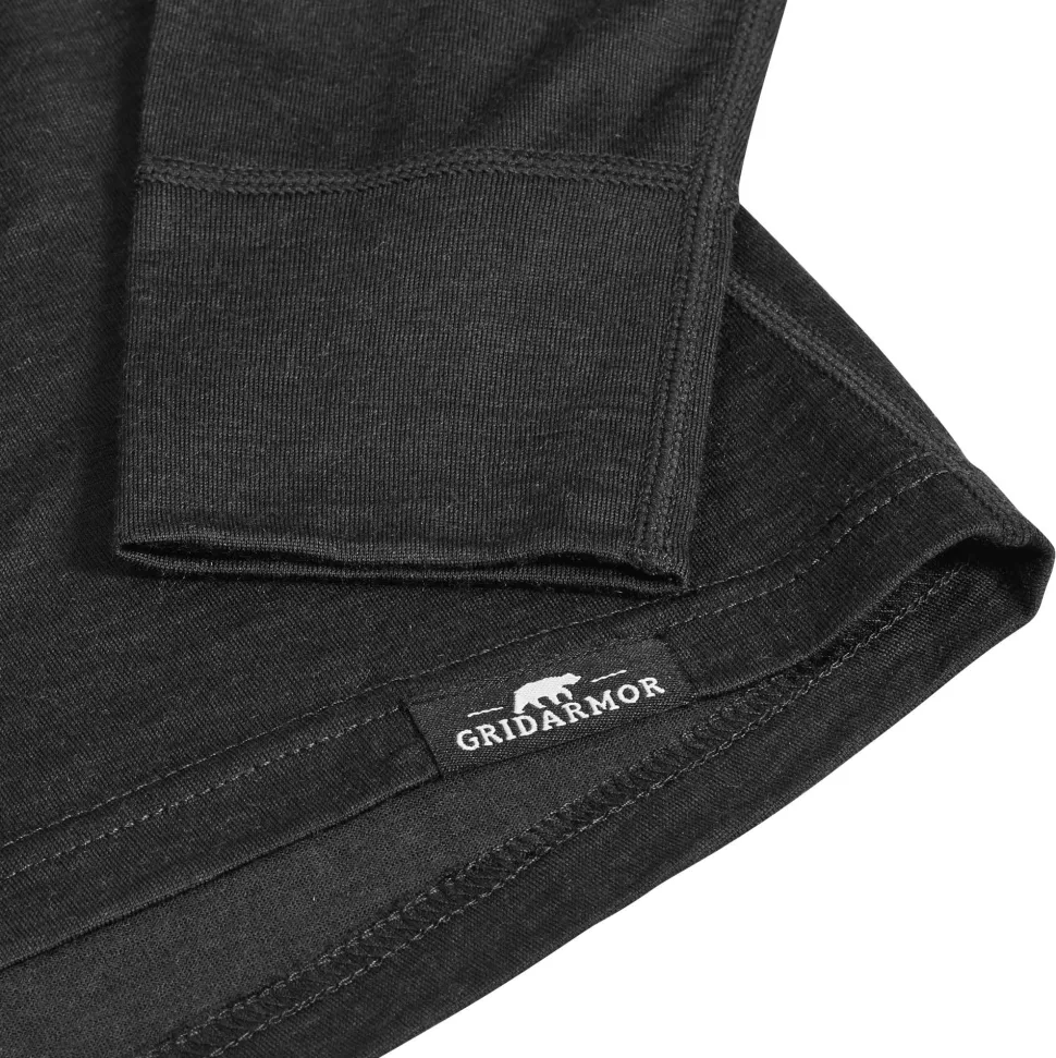 Gridarmor Women's Viks Wool Top 2.0 Black Beauty