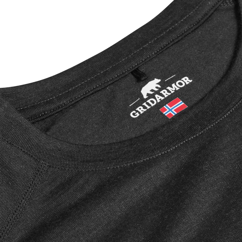 Gridarmor Women's Viks Wool Top 2.0 Black Beauty