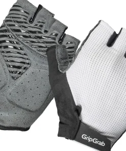 Gripgrab Expert RC Max Padded Short Finger Summer Gloves White