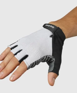 Gripgrab Expert RC Max Padded Short Finger Summer Gloves White