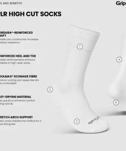 Gripgrab EXPLR High Cut Socks White