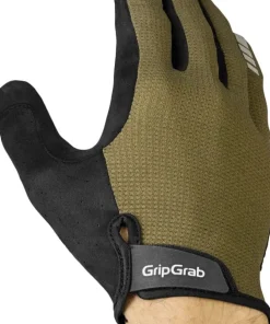 Gripgrab Explr Padded Full Finger Summer Gloves Olive Green