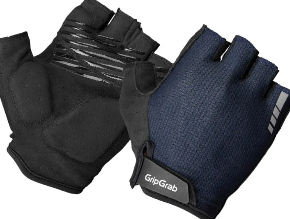 Gripgrab Explr Padded Short Finger Summer Gloves Navy Blue