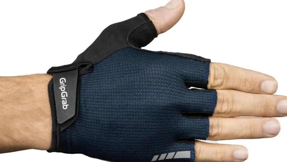 Gripgrab Explr Padded Short Finger Summer Gloves Navy Blue