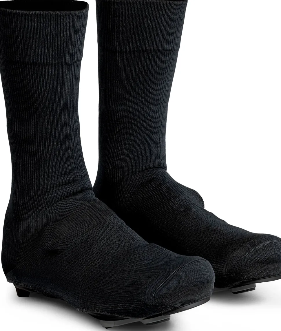 Gripgrab Flandrien Waterproof Knitted Road Shoe Covers Black