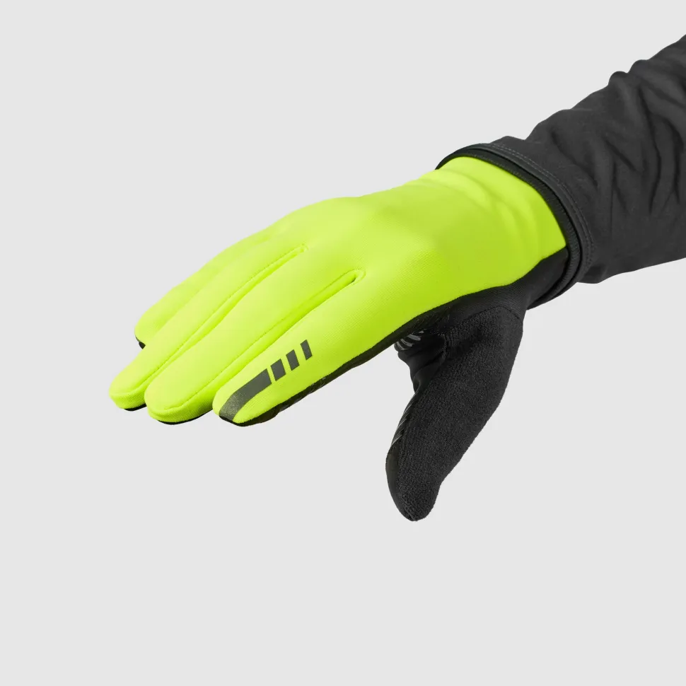 Gripgrab Insulator 2 Hi-Vis Spring-Autumn Gloves Yellow Hi-Vis