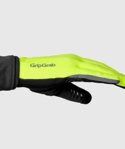 Gripgrab Insulator 2 Hi-Vis Spring-Autumn Gloves Yellow Hi-Vis