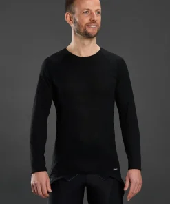 Gripgrab Merino Polyfibre Long Sleeve Base Layer Navy