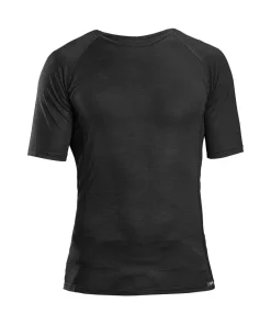 Gripgrab Merino Polyfibre Short Sleeve Base Layer Black